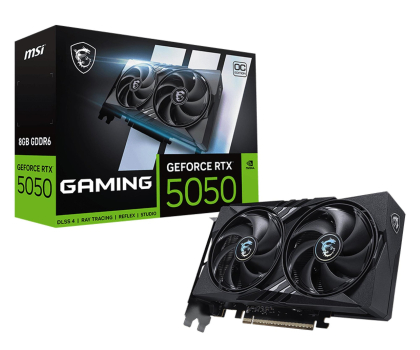 Karta graficzna MSI GeForce RTX 5050 Gaming OC 8GB GDDR6 DLSS4